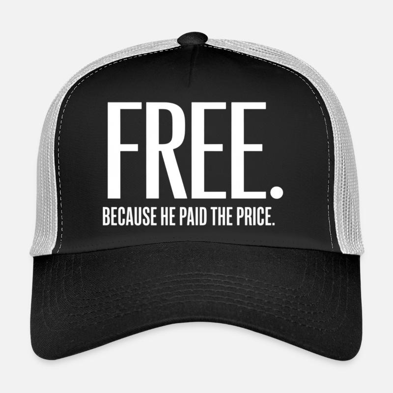 Libérer par le message chrétien de grâce Casquette trucker 
