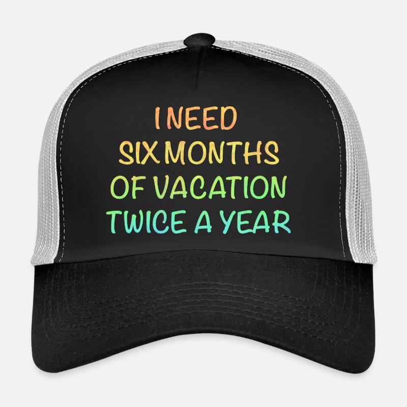 Vacation - Trucker Cap - black/stone grey