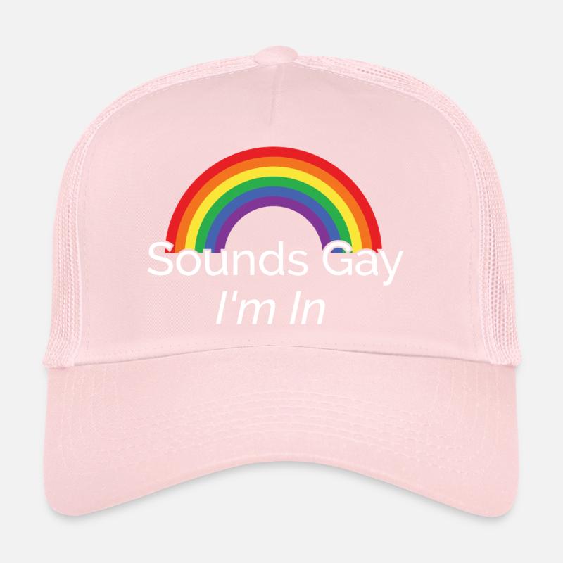 Conception de fierté arc-en-ciel vif Casquette trucker 