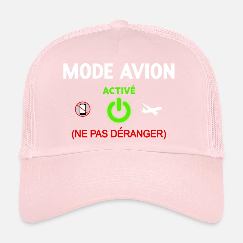 Design Mode Avion Activation Fun Casquette trucker 