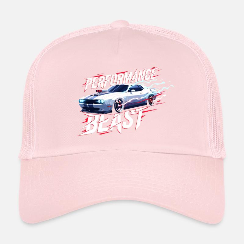 Conception de performance de muscle car Casquette trucker 