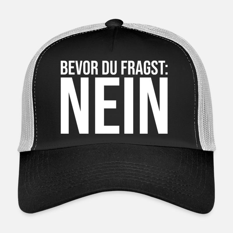 Avant que vous ne demandiez : Non ! Casquette trucker 