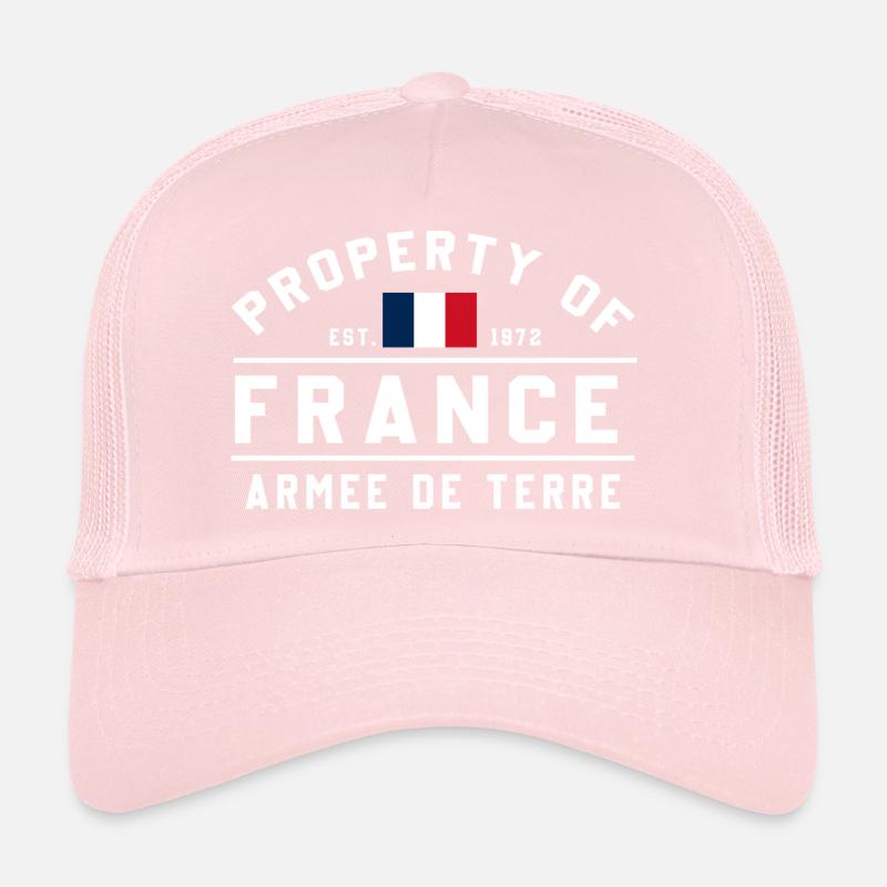 Conception de pochoir militaire français Casquette trucker 
