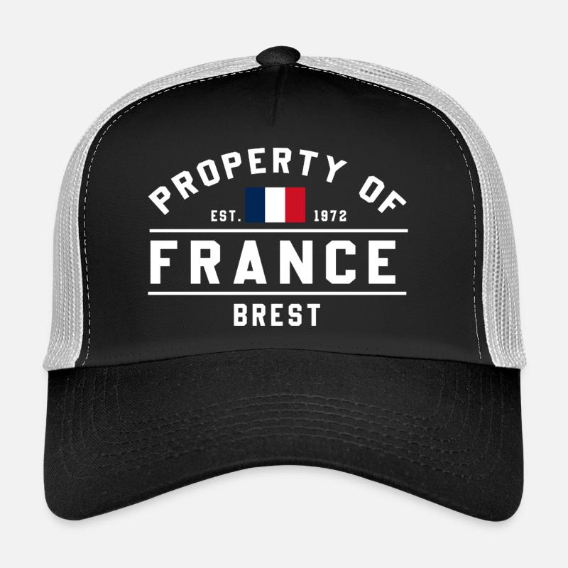 Französisches Eigentum Brest Logo Trucker Cap