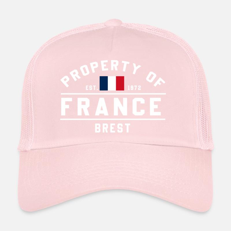 Französisches Eigentum Brest Logo Trucker Cap