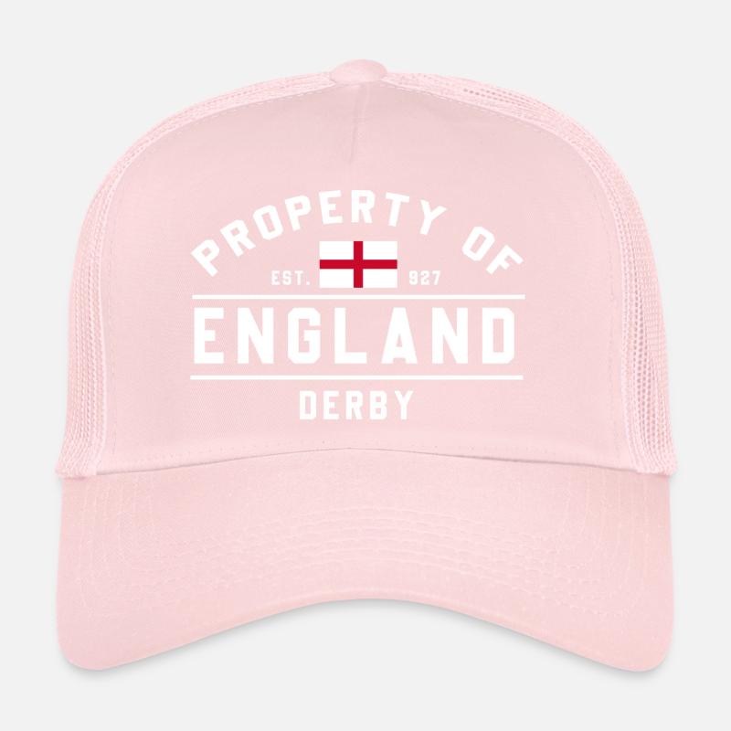 Drapeau de l’Angleterre Derby Motif Casquette trucker 