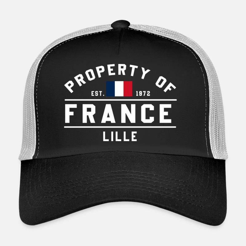 Drapeau français petit design Casquette trucker 