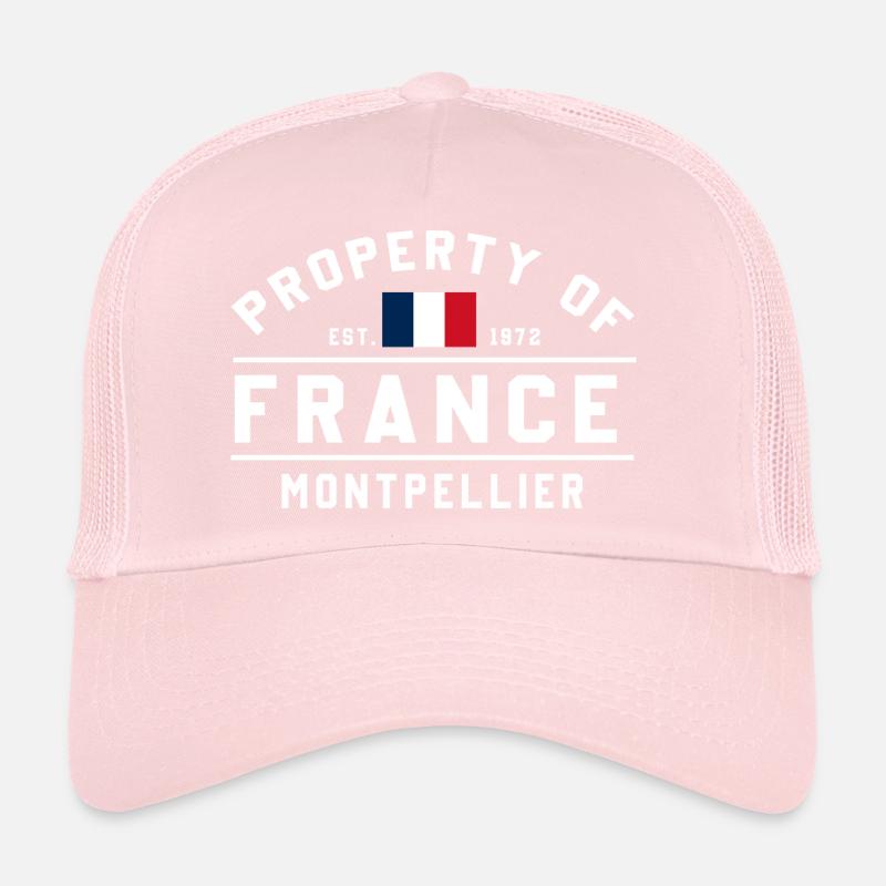 Drapeau français Montpellier Casquette trucker 