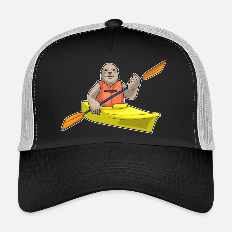 Seehund kleines Boot Trucker Cap