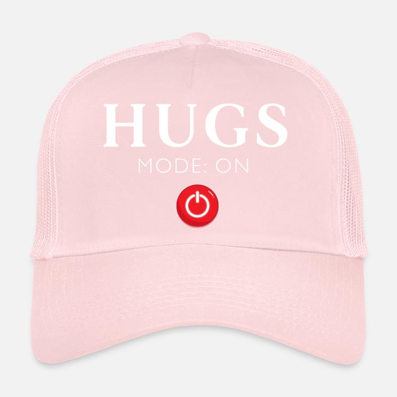 HUGS Modo sur le bouton rouge Casquette trucker 