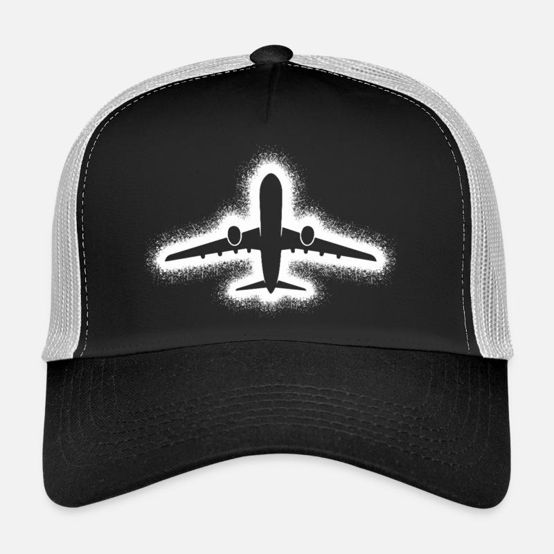 Airplane Aviator Boys Men Pilot Trucker Cap
