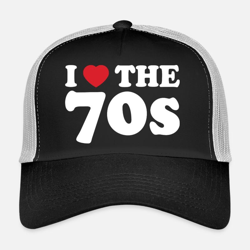 Ich liebe den Retro-Stil der 70er. Trucker Cap