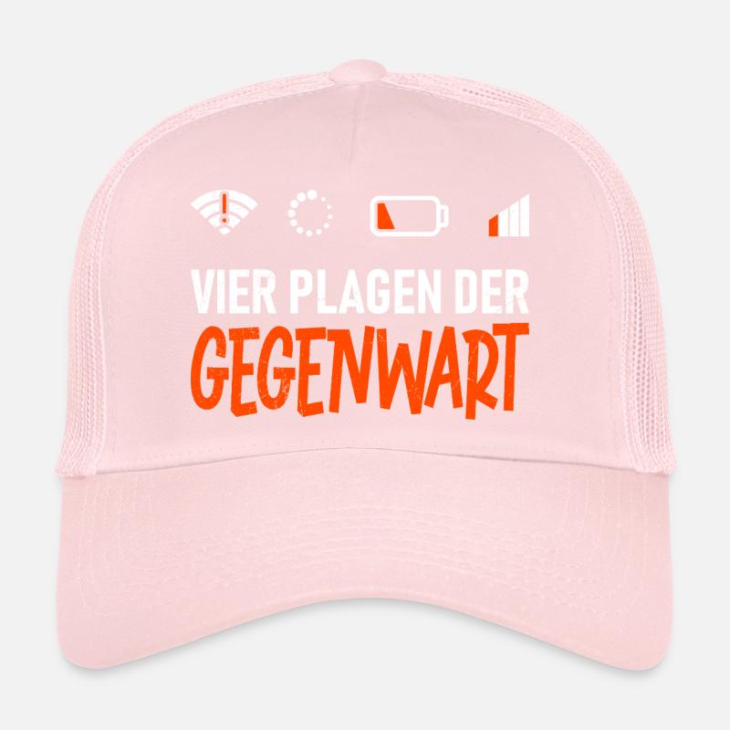 Science Coder VIER PLAGEN DER GEGENWART LUSTIG Trucker Cap