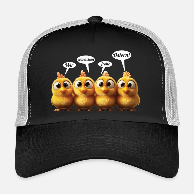 Kuschelige Oster Küken Quartett Trucker Cap