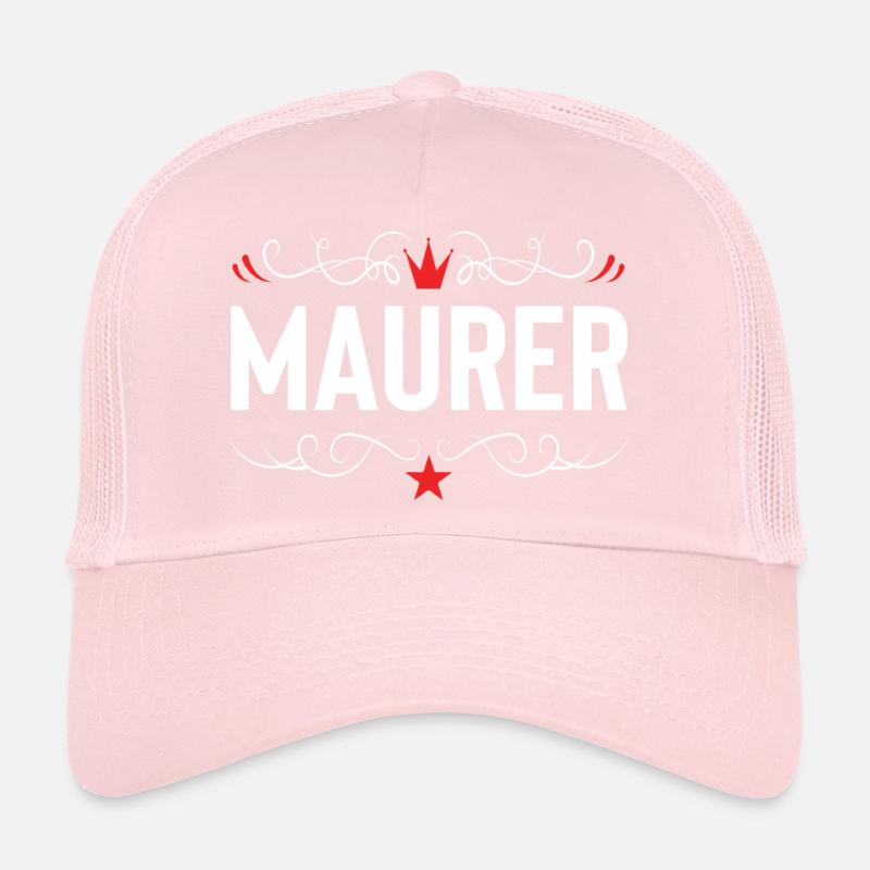Métier de maçon Casquette trucker 