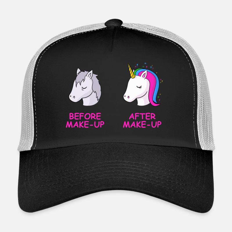 Make-Up Einhorn T-Shirt Geschenk Idee Geburtstag Trucker Cap