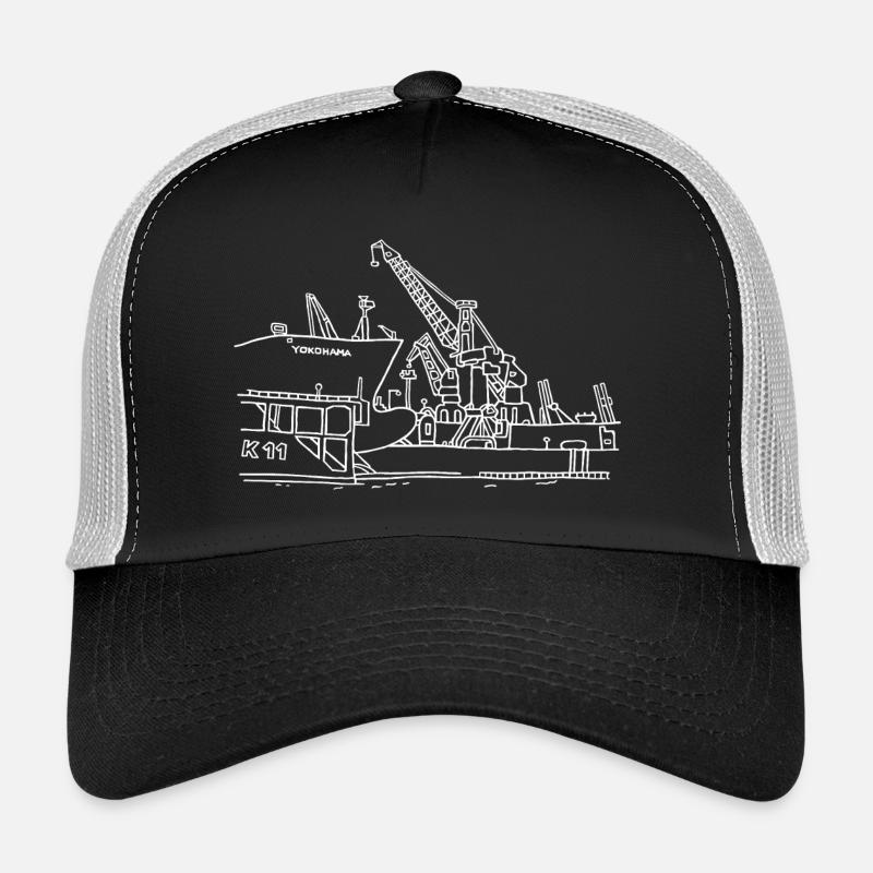 Port de Hambourg Casquette trucker 