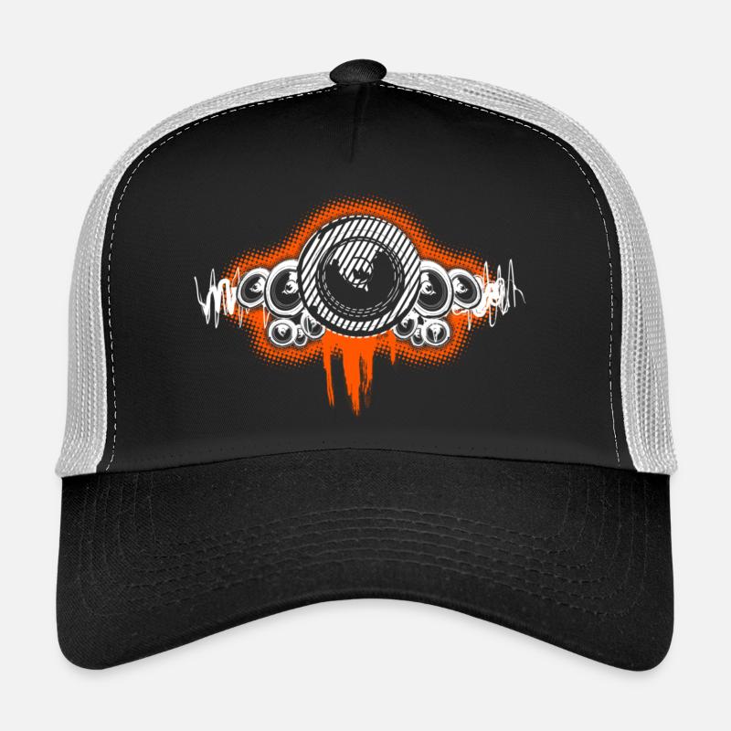 Speaker Waves DJ Trucker Cap