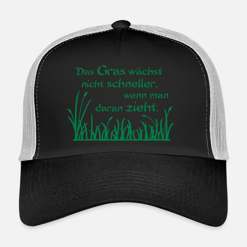 L'herbe ne pousse pas plus vite Casquette trucker 