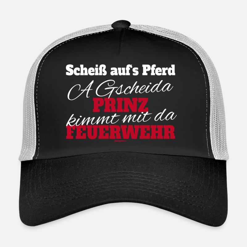 Feuerwehr Prinz - Trucker Cap - Schwarz/Steingrau