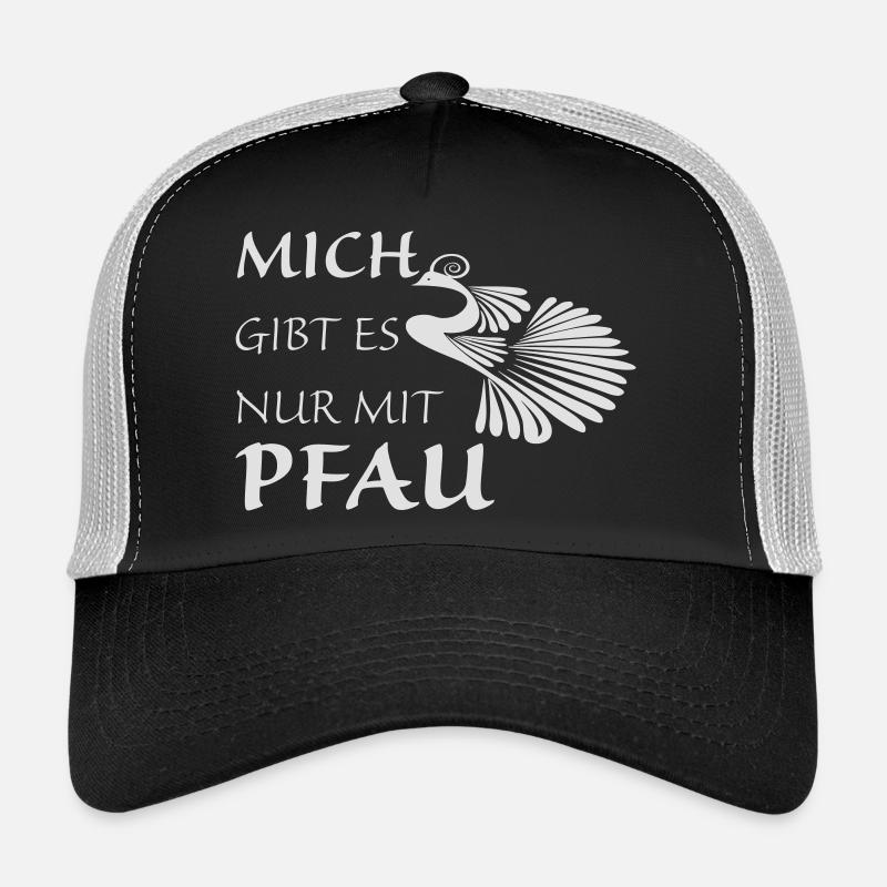 Nur mit Pfau Trucker Cap