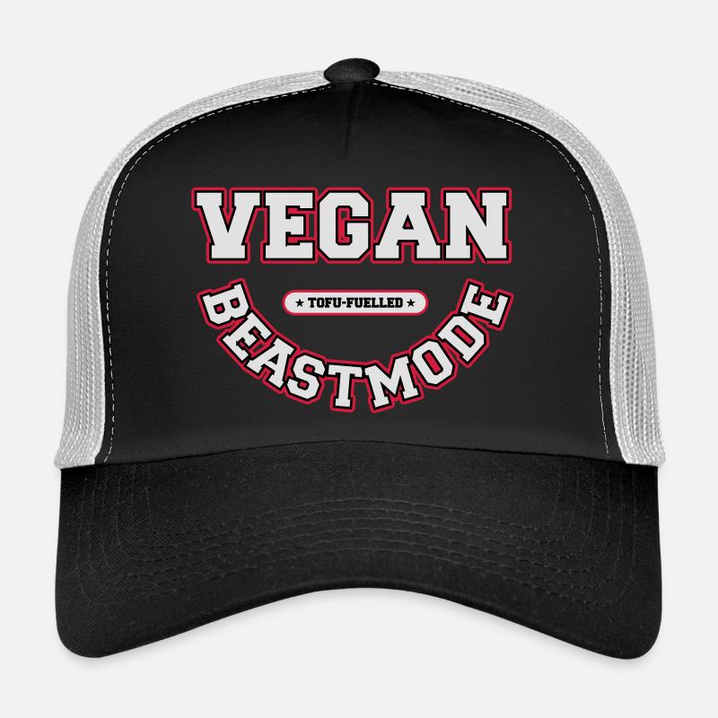 VeganBeastmode [red] [vector] Trucker Cap