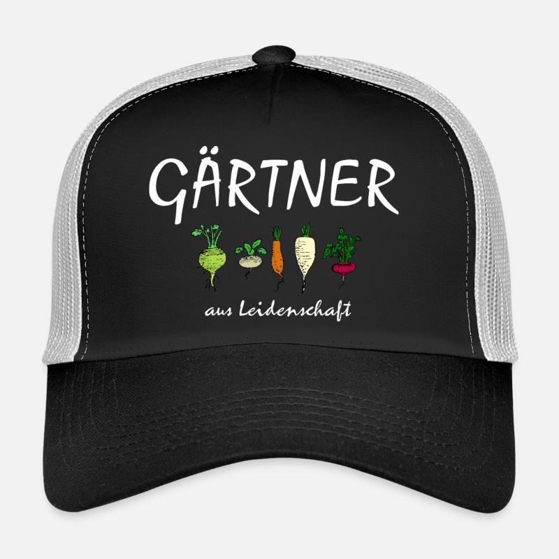 Gärtner aus Leidenschaft - Trucker Cap - Schwarz/Steingrau
