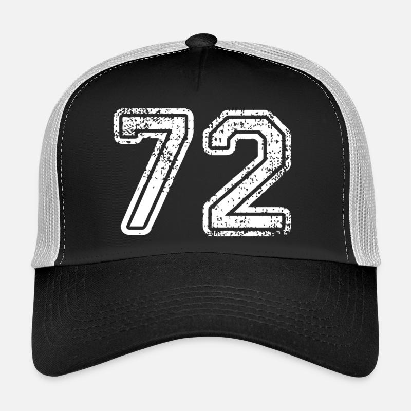 72 - Trucker Cap - Schwarz/Steingrau
