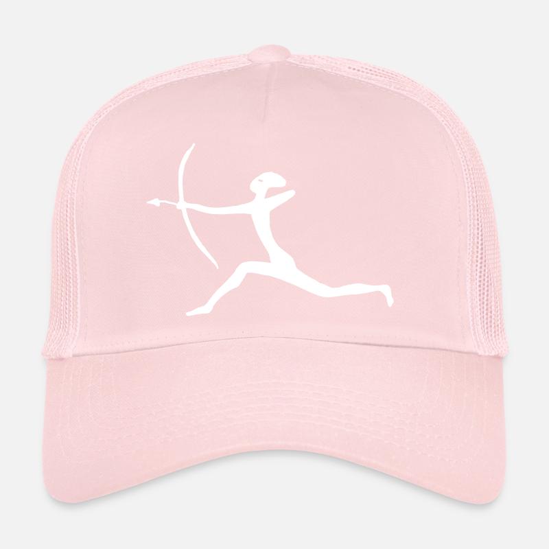 Chasseurs avec flèche et arc Casquette trucker 