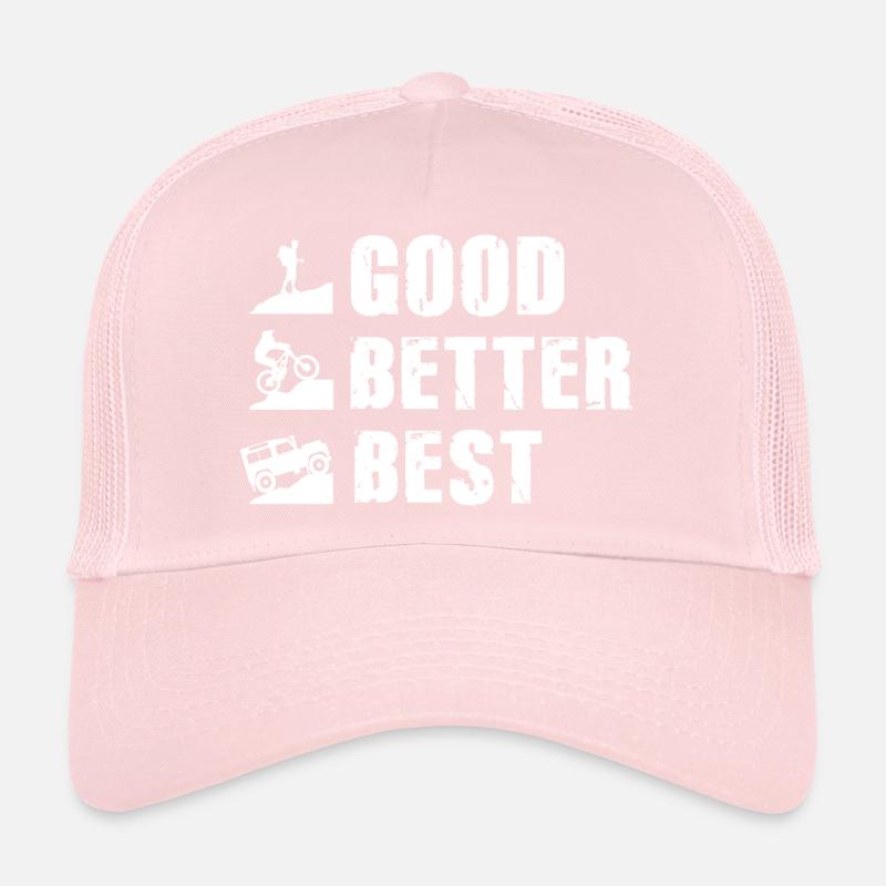 defender good better best Casquette trucker 