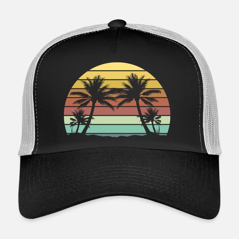 Palme - Palmen - Strand Trucker Cap