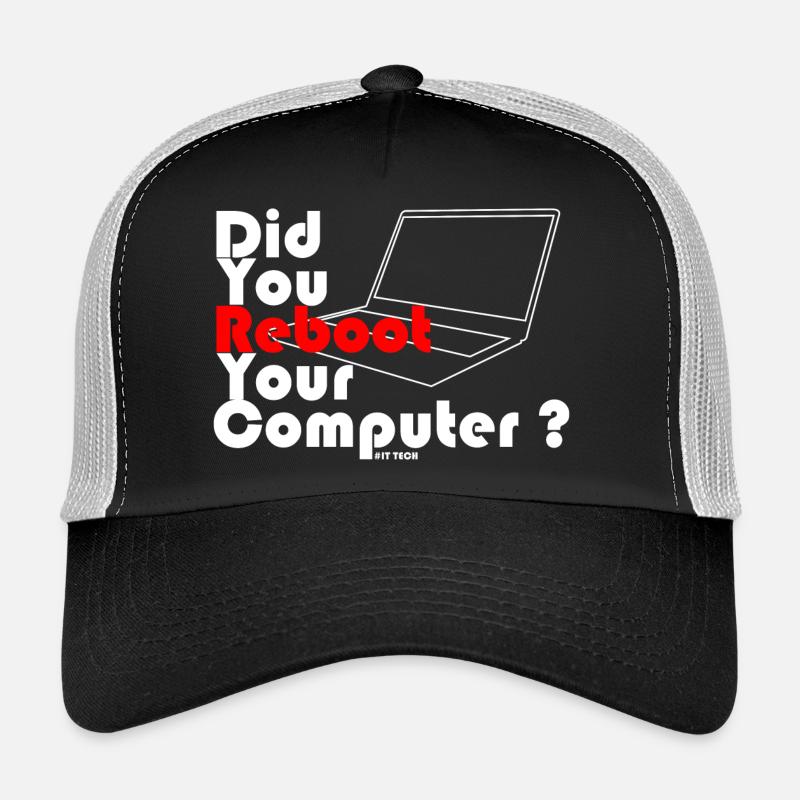 Haben Sie Ihren Computer neu gestartet? IT-TECHNIK Trucker Cap