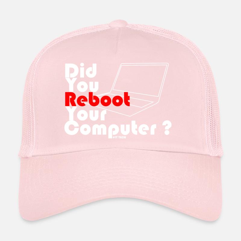 Haben Sie Ihren Computer neu gestartet? IT-TECHNIK Trucker Cap