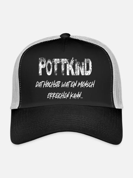 Ruhrpott Kind - Trucker Cap - Schwarz/Steingrau