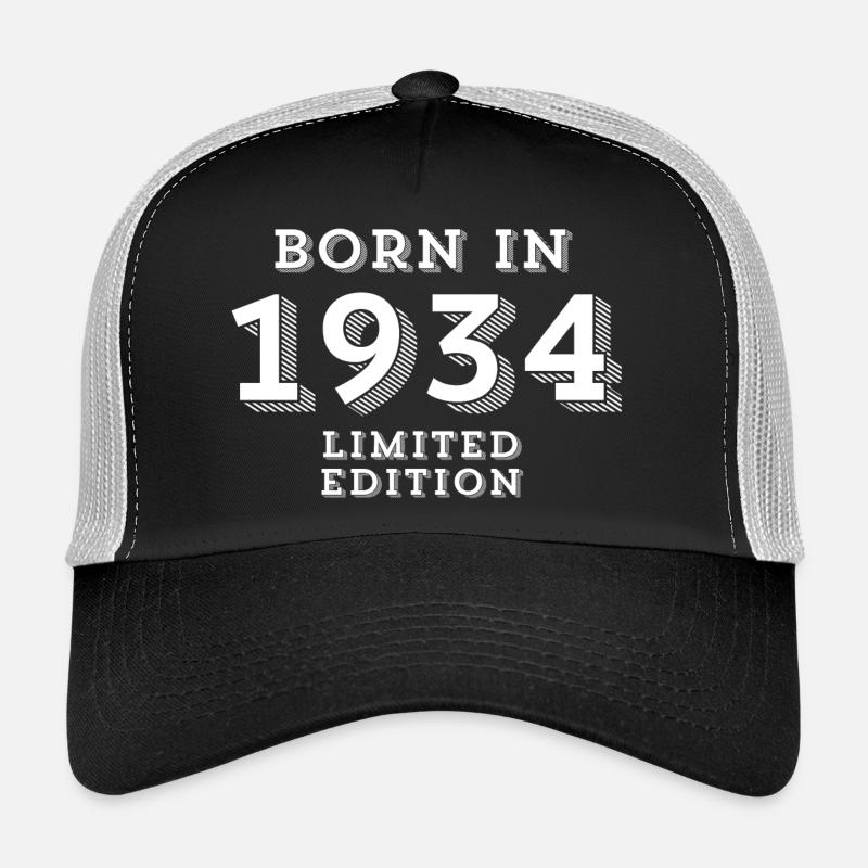 90 ans, année de naissance, date de naissance Casquette trucker 