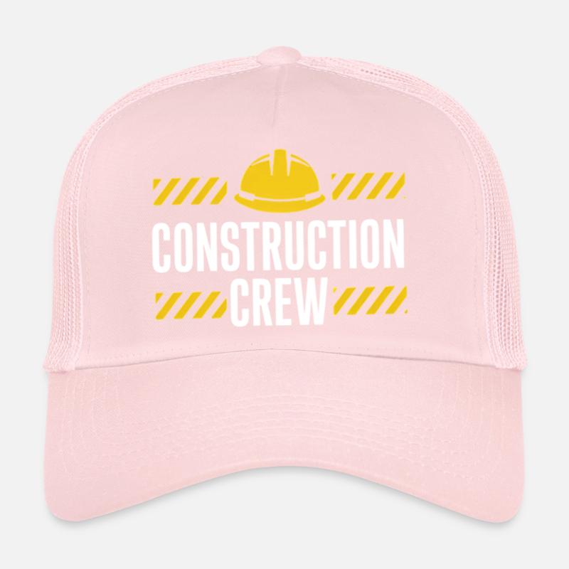 Construction Crew Safety Design Trucker Cap