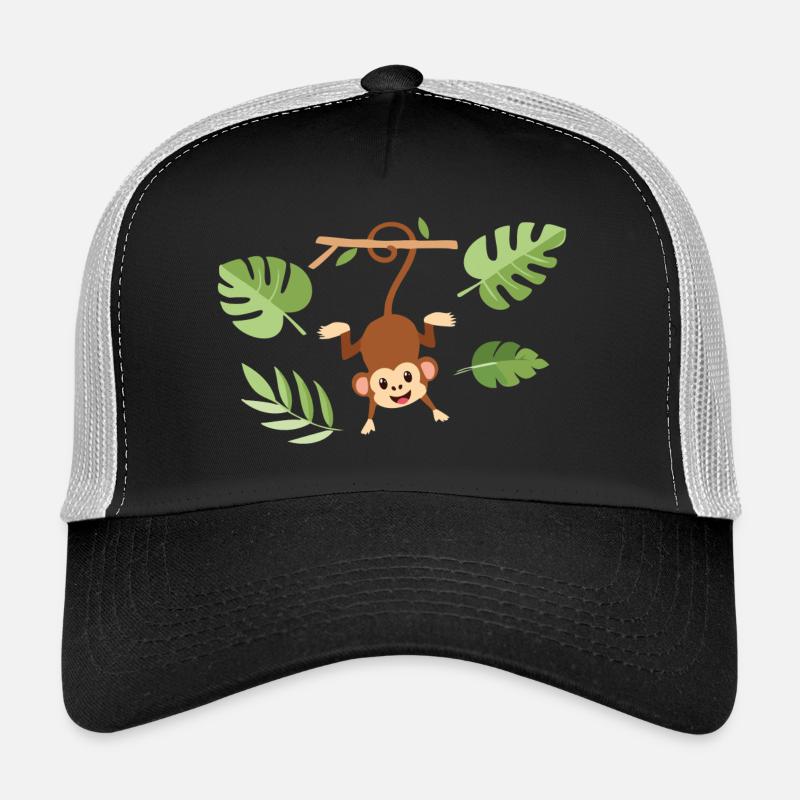 Singe sur la branche Casquette trucker 