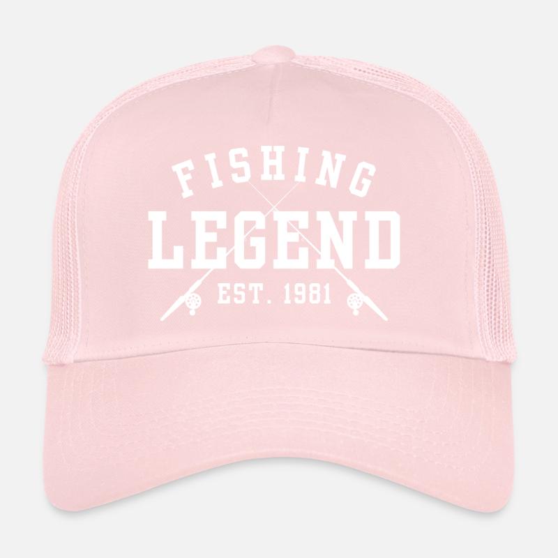 Légende de la pêche Est 1981 Casquette trucker 