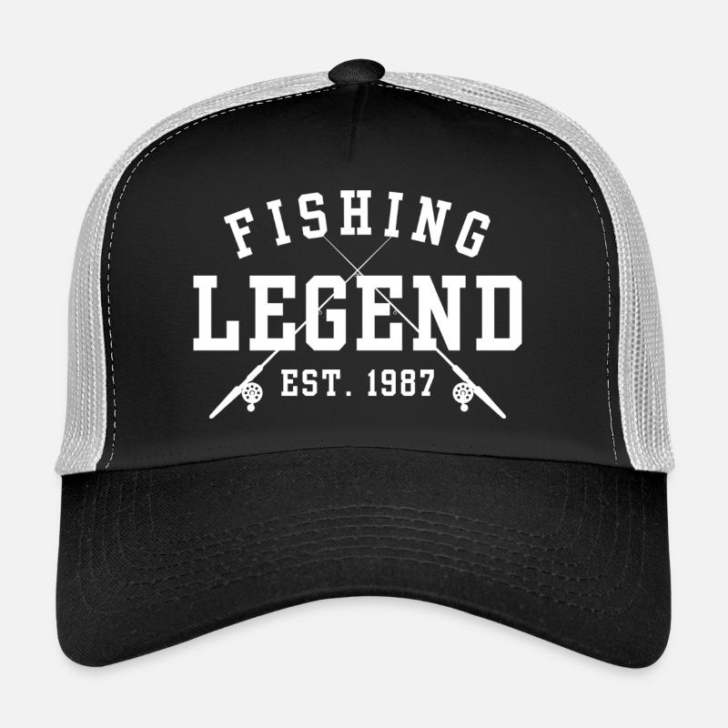 Légende de la pêche Est 1987 Casquette trucker 