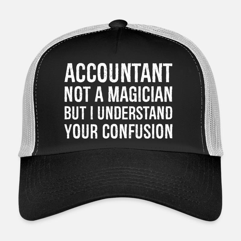comptable pas un magicien mais je comprends Casquette trucker 