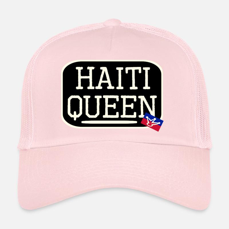 Logo d’Haïti avec un drôle de drapeau Casquette trucker 