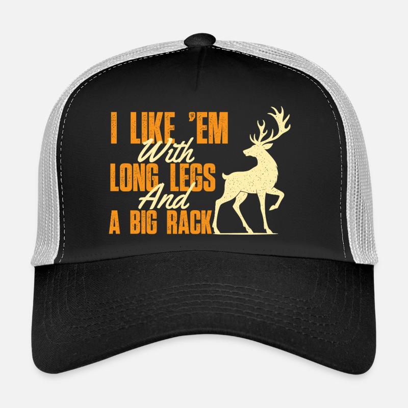 Lange Beine Großes Gestell Lustiger Hirschjagd Witz Trucker Cap