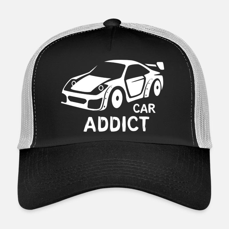 Car Addict – Conception de réglage de course Casquette trucker 