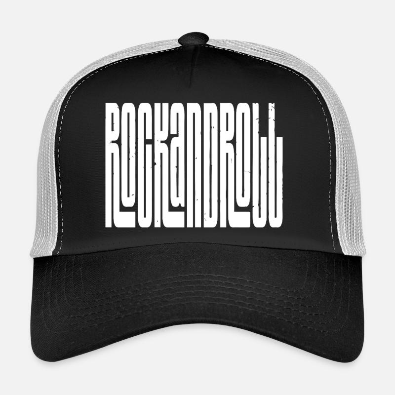 Design de logo Rock and Roll audacieux Casquette trucker 