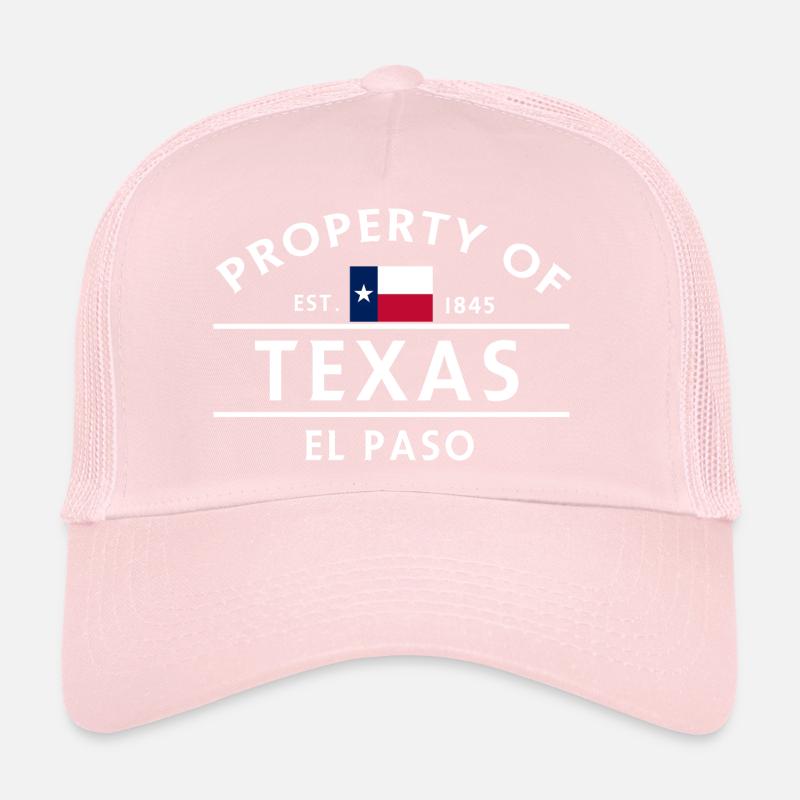 Propriété du Texas El Paso Casquette trucker 