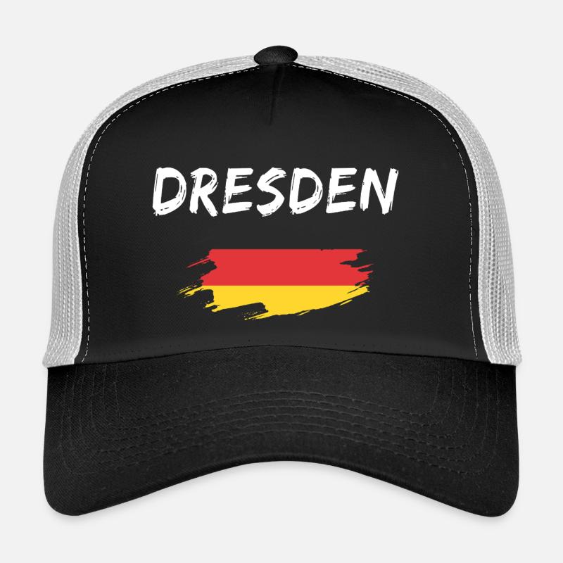 Dresde Drapeau allemand Casquette trucker 