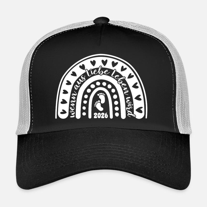 Quand l’amour devient vie - Bébé 2026 Casquette trucker 