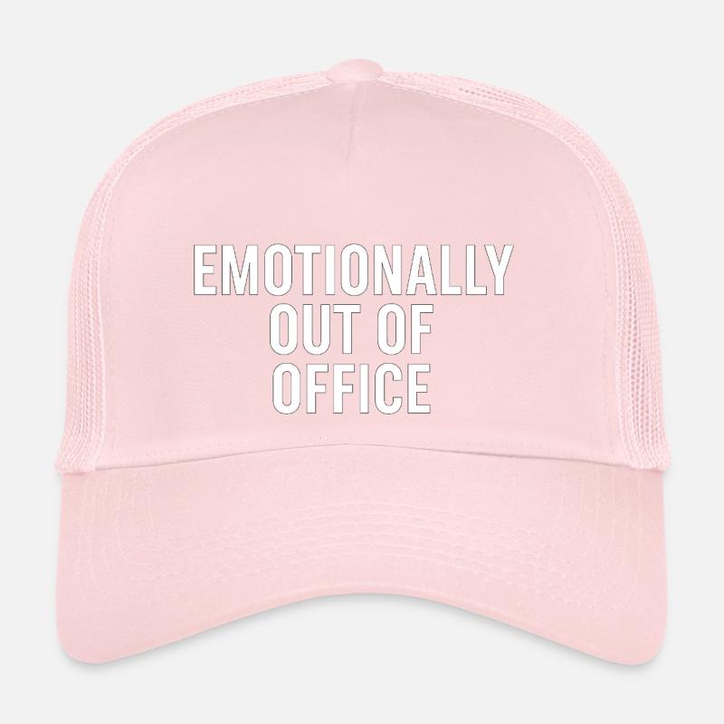 Hors du bureau (émotionnellement) Casquette trucker 