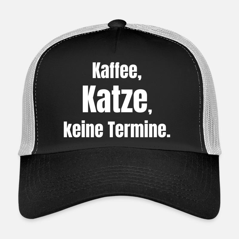 Coffee Cat Pas de rendez-vous Casquette trucker 