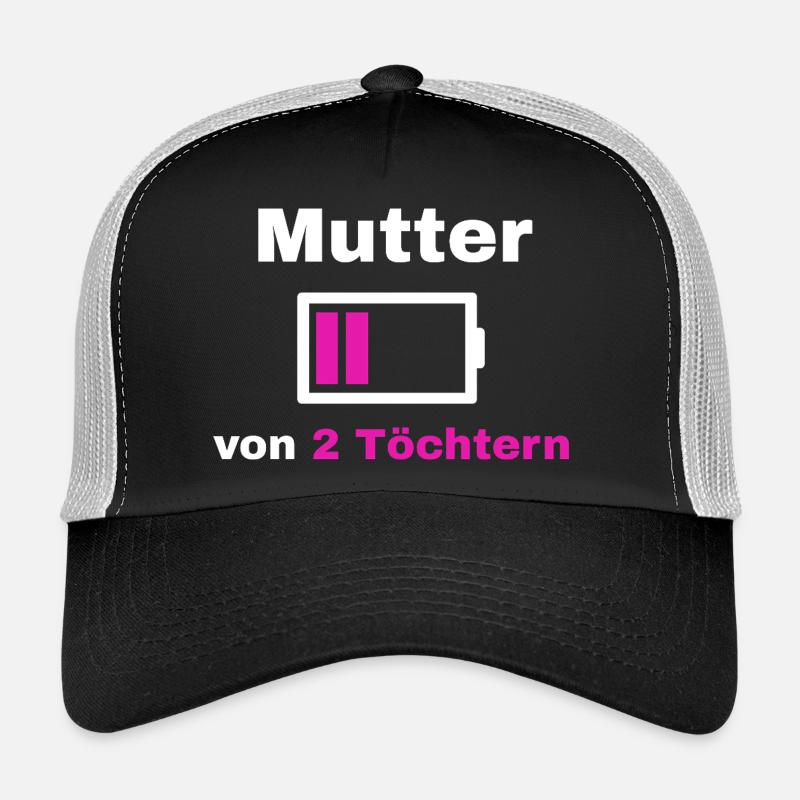 Mutter Tochter Spruch Stolz Mama 2 Kinder Geschenk Trucker Cap